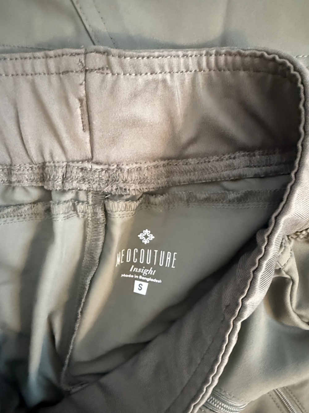 Med Couture Olive Green Cargo Jogger Scrub Pants - Picture 5 of 9